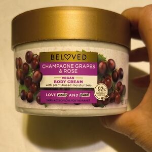 Beloved Champagne Grapes And Rose Vegan Body Cream